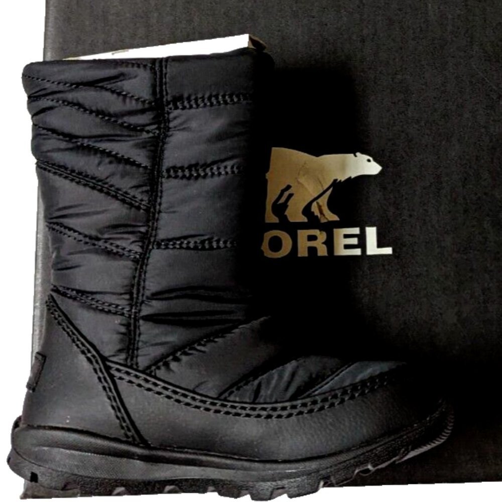 Sorel CHILDREN'S WHITN EY MID Boot Waterproof Girls Toddler Black Winter… - Picture 3 of 8